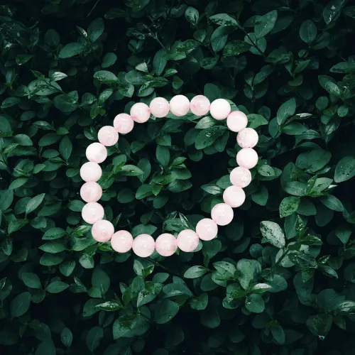 Pink Rose Quartz Bracelet for Women & Men - Image 2